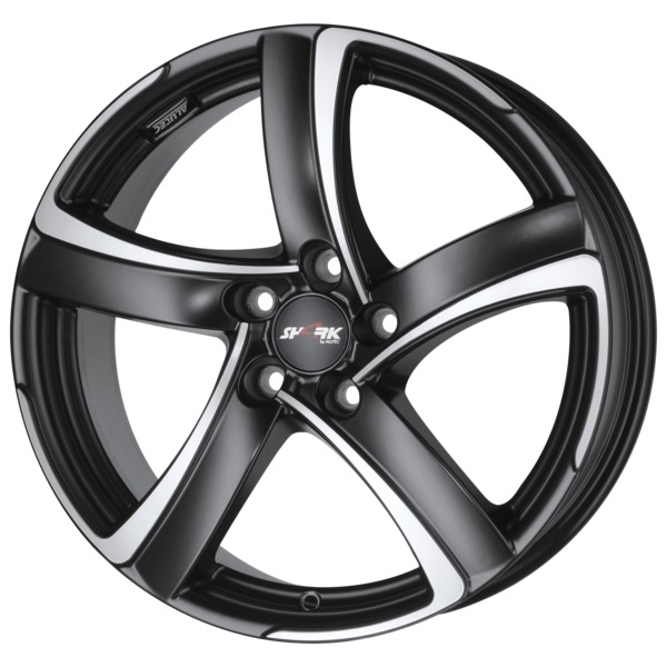 EAN 4046003014084, ALUTEC SHARK RACING BLACK FRONT POLISHED, 7.5x17 ET:38 ML:70.1